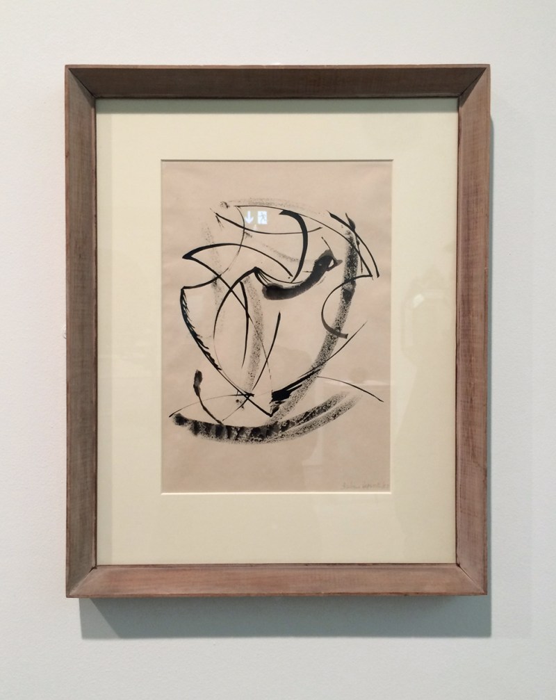 Barbara Hepworth, Turning Form 1957, ink on paper